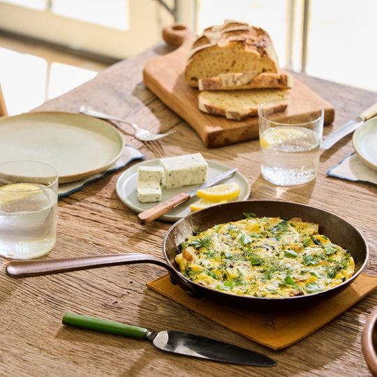 Spring Vegetable Frittata with Leeks & Potatoes
