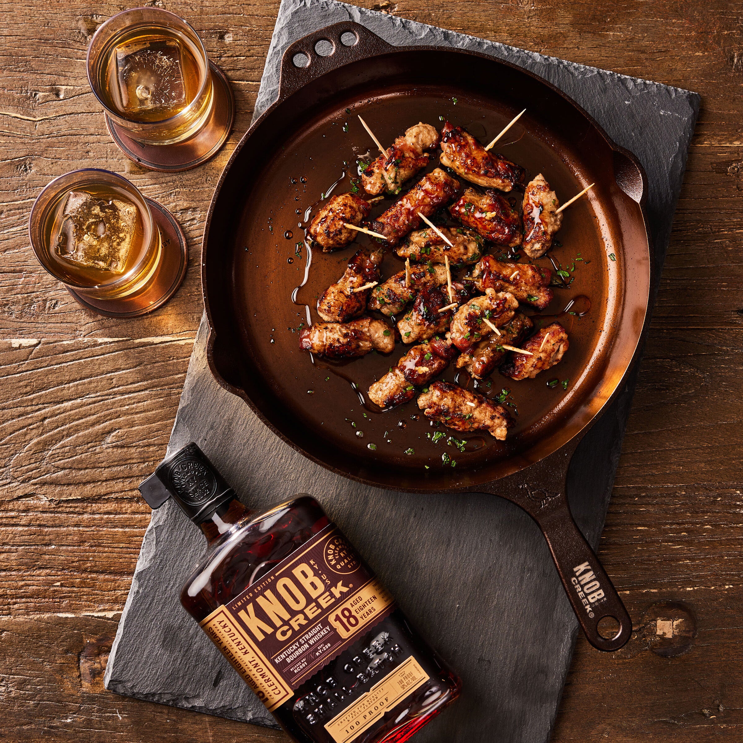Cast Iron Veal Poppers With Knob Creek 18 Year Special Sauce
      
      
      
        &ndash; Smithey Ironware