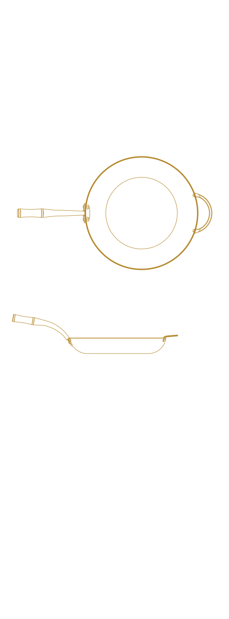 Deep Farmhouse Skillet Dimensions Blueprint Mobile