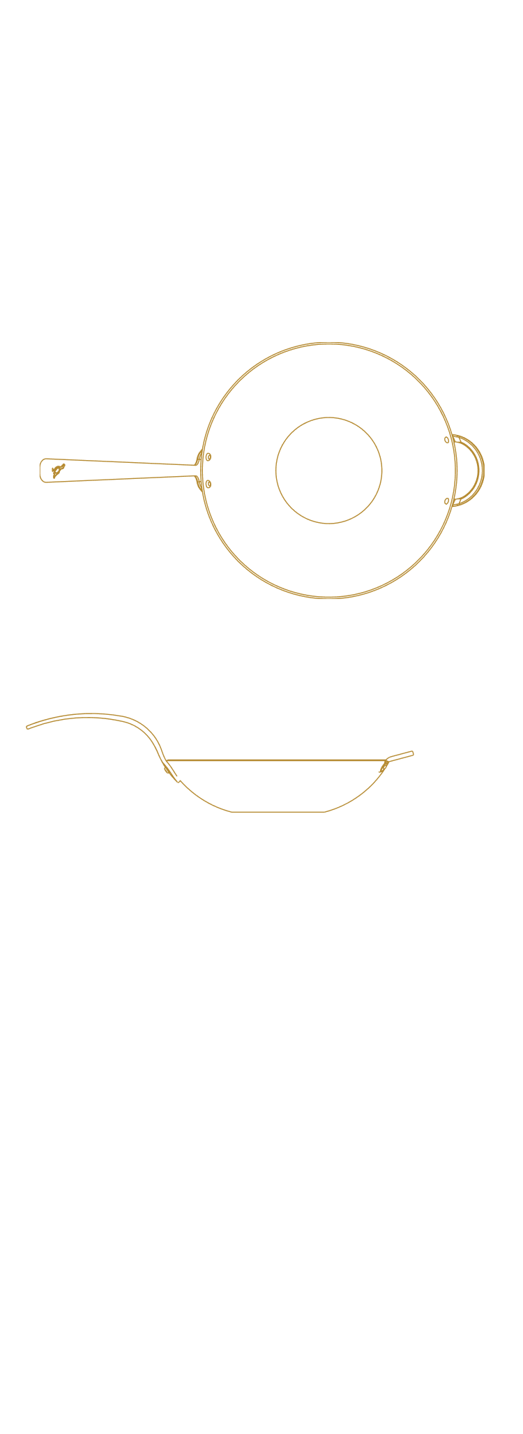 Wok Dimensions Blueprint Mobile