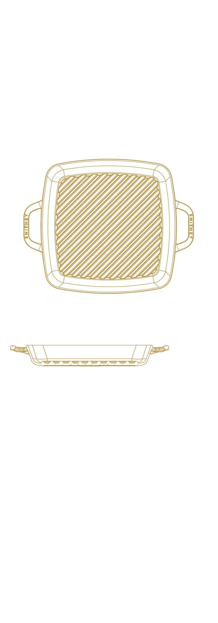 No. 12 Grill Pan Dimensions Blueprint Mobile