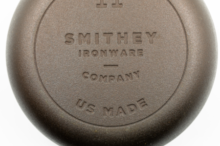 Smithey No. 11 Cast Iron Deep Skillet & Glass Lid