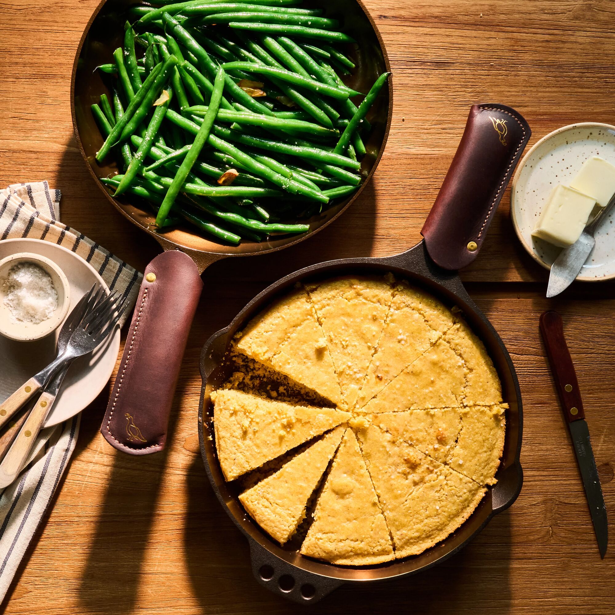 Leather Skillet Sleeve