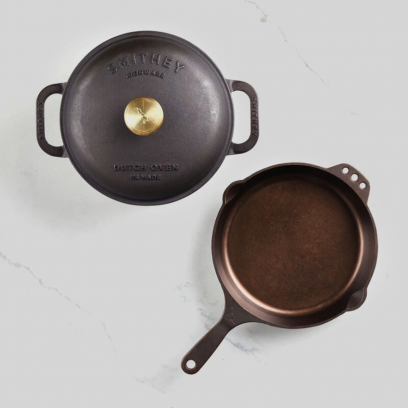 Smithey Ironware Co.  5.5 Qt Dutch Oven – The Artisan's Bench