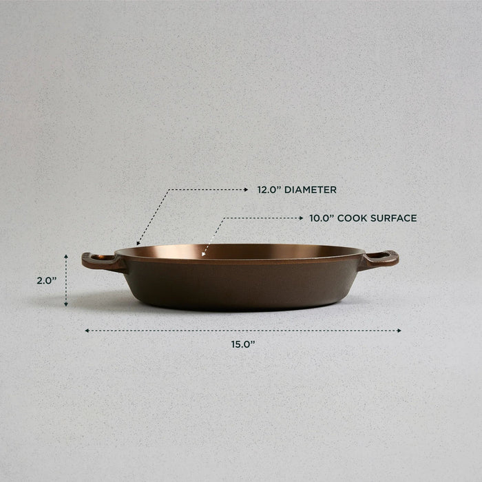 No. 12 Dual Handle Skillet