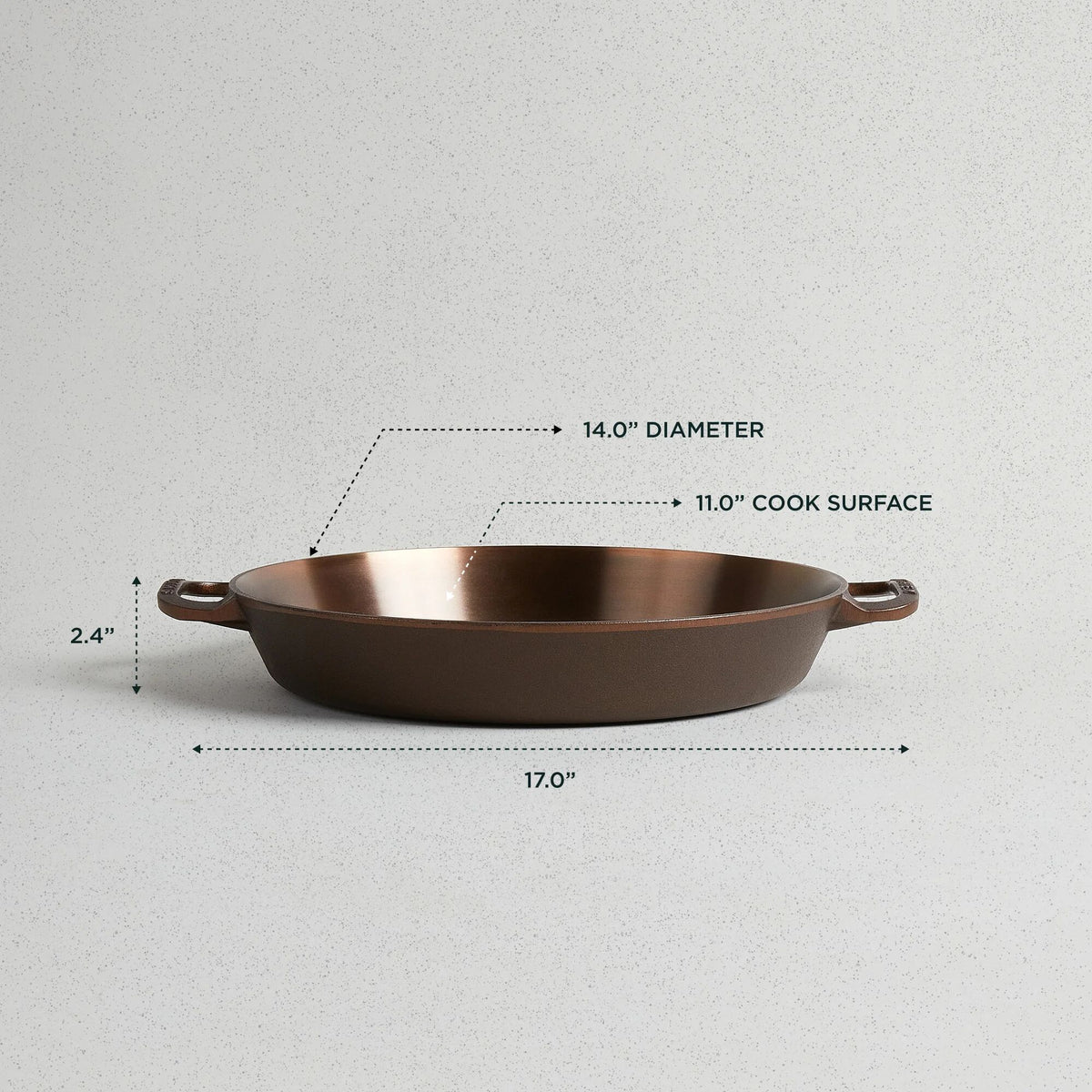 No. 14 Dual Handle Skillet