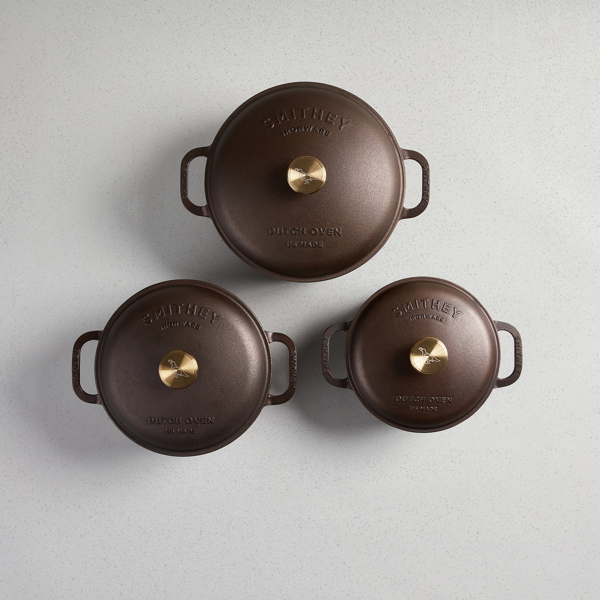 Set of 4 No. 6 Skillets – Smithey Ironware