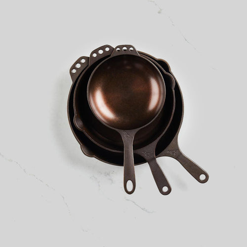 Smithey Mini Cast Iron Skillet for Single Servings, Toasting