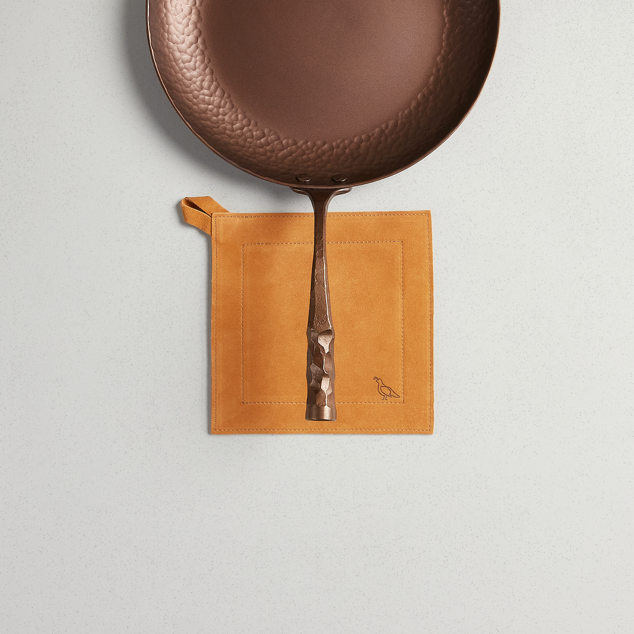 Smithey Ironware Suede Potholder - Thumbnail 2